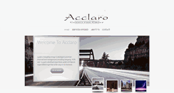 Desktop Screenshot of acclarocg.com