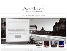 Tablet Screenshot of acclarocg.com